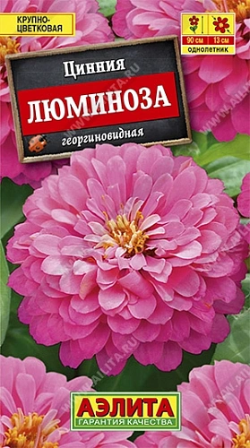 Цинния Люминоза георгиновидная 0,3 г (АЭЛИТА) Цинния Люминоза георгиновидная 0,3 г (АЭЛИТА)