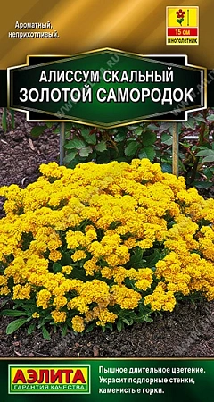 Алиссум Золотой самородок, 0,1 г (АЭЛИТА)