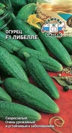 Огурец Либелле F1, 0,3 г (СеДек) Огурец Либелле F1, 0,3 г (СеДек)