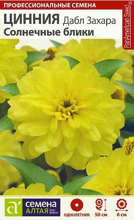 Цинния Дабл Захара Солнечные блики, 6 шт Цинния Дабл Захара Солнечные блики, 6 шт