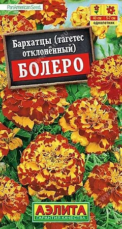 Бархатцы Болеро отклоненные, 10 шт (АЭЛИТА)