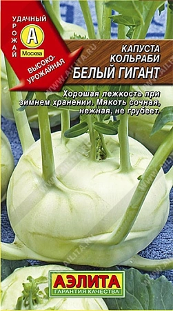 Капуста кольраби Белый гигант 0,3 г Капуста кольраби Белый гигант 0,3 г