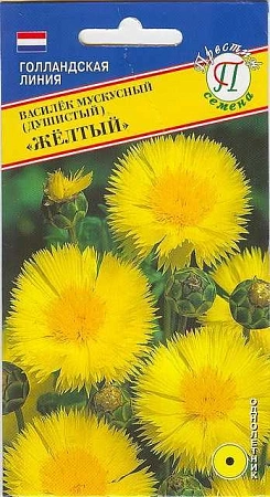 Василек Желтый мускусный однолетник, 10 шт (Престиж)