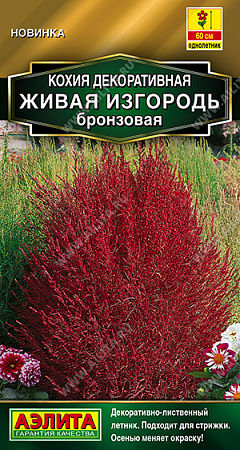 Кохия Живая изгородь бронзовая, 0,1 г (Аэлита) Кохия Живая изгородь бронзовая, 0,1 г (Аэлита)