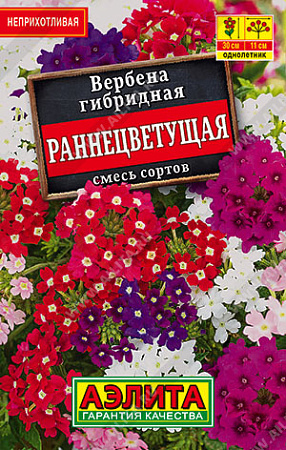 Вербена Раннецветущая, смесь сортов 30 шт (Аэлита)