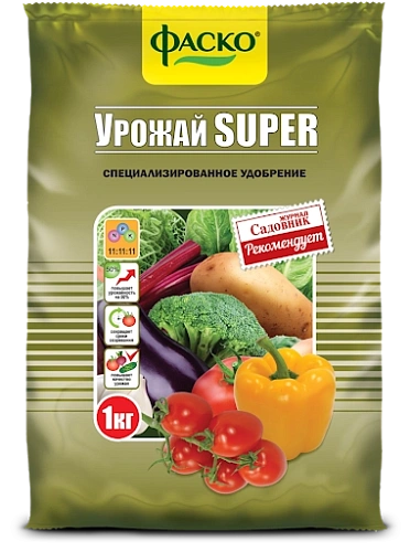 Удобрение ФАСКО 5М для овощей 1 кг Удобрение ФАСКО 5М для овощей 1 кг