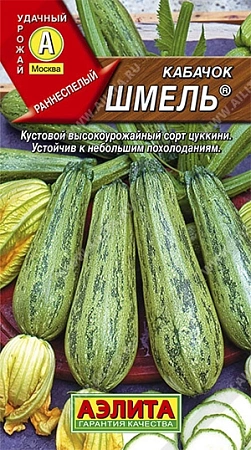 Кабачок цукини Шмель, 1 г (Аэлита) Кабачок цукини Шмель, 1 г (Аэлита)