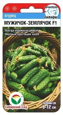 Огурец Мужичок-землячок F1, 7 шт (Сиб Сад)