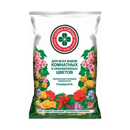 Грунт Скорая помощь для комнатных цветов, 10 л