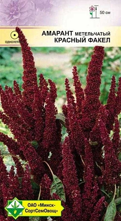 Амарант метельчатый Красный факел, 0,5 г (МССО) Амарант метельчатый Красный факел, 0,5 г (МССО)