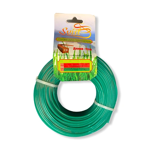 Леска для триммера 2,0*70 м квадрат SVIST NEW Леска для триммера 2,0*70 м квадрат SVIST NEW