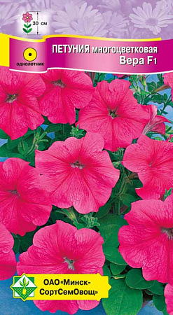 Петуния многоцветковая Вера F1, 10 шт (МССО)