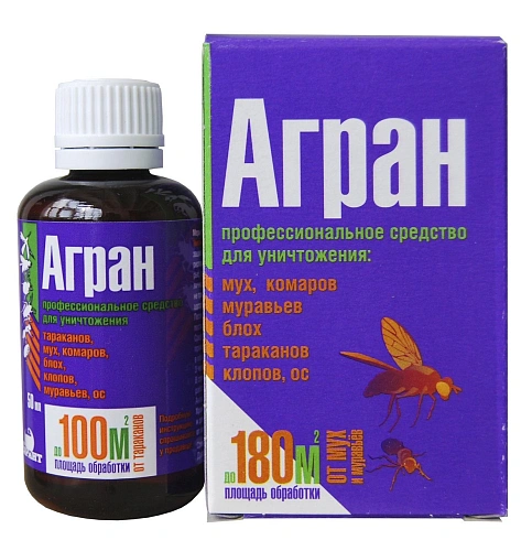 Агран инсектоакарицид к.э. 55% 50 мл Агран инсектоакарицид к.э. 55% 50 мл