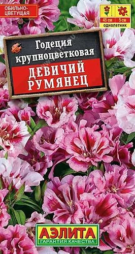 Годеция Девичий румянец крупноцветковая 0,1 г (АЭЛИТА) Годеция Девичий румянец крупноцветковая 0,1 г (АЭЛИТА)