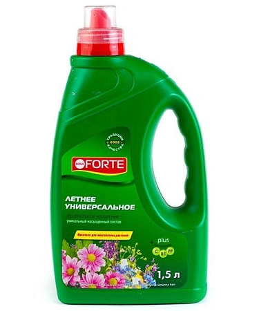 Удобрение Bona Forte летнее универсальное, 1,5 л