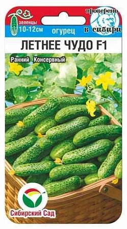 Огурец Летнее чудо, 5 шт (Сиб Сад) Огурец Летнее чудо, 5 шт (Сиб Сад)