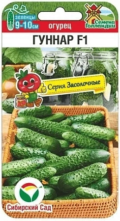 Огурец Гуннар F1, 5 шт (Сиб Сад)