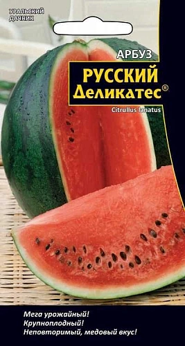 Арбуз Русский деликатес 5 шт (УД) Арбуз Русский деликатес 5 шт (УД)
