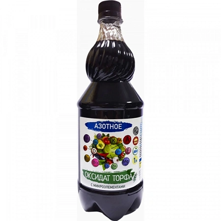 Оксидат торфа Азотное с микроэлементами, 1 л