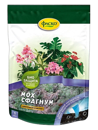 Мох сфагнум Фаско 1 л Мох сфагнум Фаско 1 л