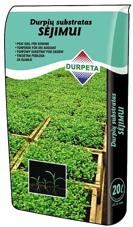 Грунт Durpeta торфяной для посева, 70 л