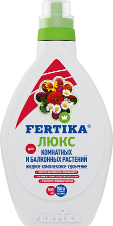 Удобрение Фертика Люкс для комнатных и балконных растений, 500 мл