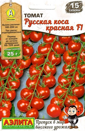 Томат Русская коса красная F1, 15 шт (АЭЛИТА) Томат Русская коса красная F1, 15 шт (АЭЛИТА)