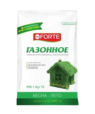 Удобрение Bona Forte газонное, 4,5 кг