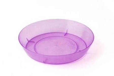 Поддонник 210 мм прозрачный (цвета в ассортименте)