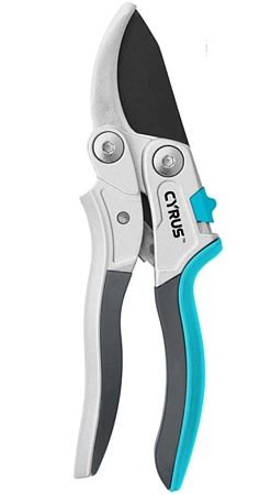 Секатор плоскостной с храповым механизмом HCTP-2237