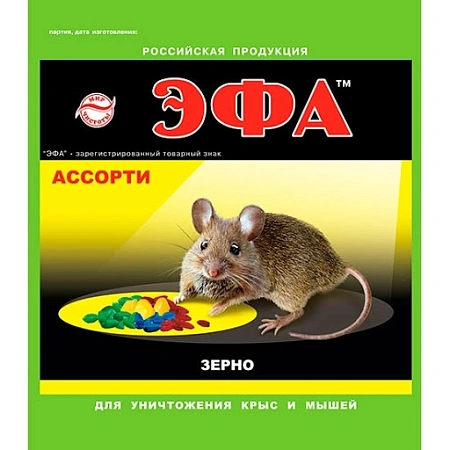 ЭФА &quot;приманка от крыс Ассорти&quot;, 150 г