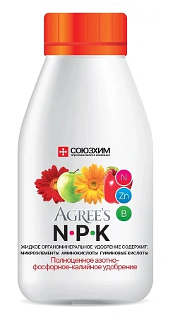 Удобрение Агрис NPK 0.25 л жидкое органоминеральное Удобрение Агрис NPK 0.25 л жидкое органоминеральное
