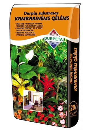 Грунт Durpeta для комнатных цветов, 20 л