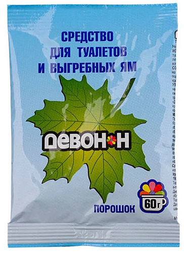 Девон-Н (порошок для садовых туалетов), 60 г Девон-Н (порошок для садовых туалетов), 60 г