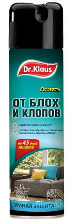 Аэрозоль Dr.Klaus от клопов, блох и других насекомых, 250 мл Аэрозоль Dr.Klaus от клопов, блох и других насекомых, 250 мл