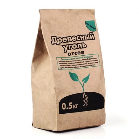 Уголь древесный 0,5 кг