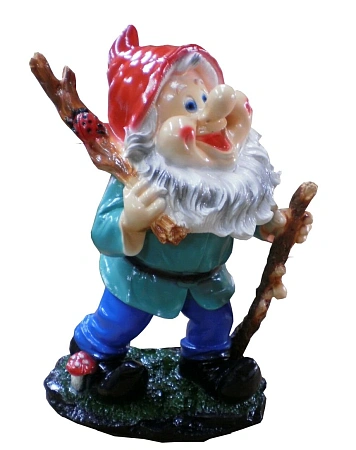 Фигурка &quot;Гном с божьей коровкой&quot; 2с20
