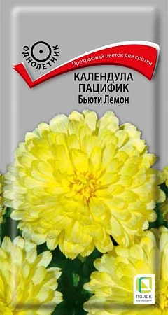 Календула Бьюти Лемон пацифик, 1 г (Поиск) Календула Бьюти Лемон пацифик, 1 г (Поиск)