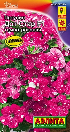 Петуния Дот Стар F1 темно-розовая 7 шт Петуния Дот Стар F1 темно-розовая 7 шт