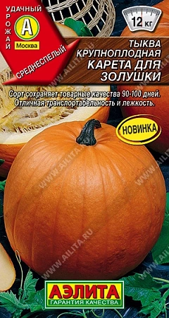 Тыква крупноплодная Карета для золушки, 2 г (АЭЛИТА)