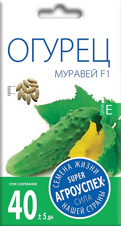 Огурец Муравей F1, 8 шт (Агроуспех) Огурец Муравей F1, 8 шт (Агроуспех)