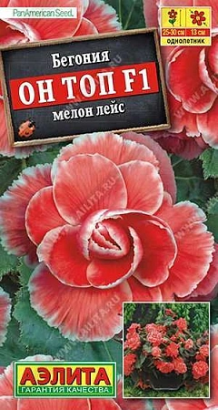 Бегония Он топ F1 мелон лейс, 5 шт (Аэлита)