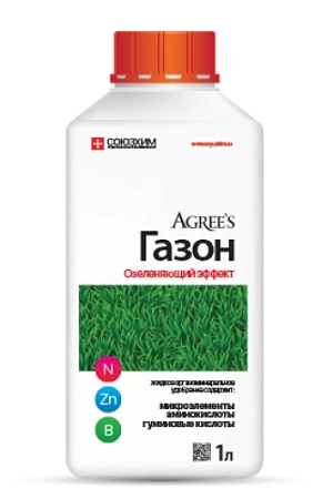 Удобрение Агрис Газон 1 л жидкое органоминеральное Удобрение Агрис Газон 1 л жидкое органоминеральное
