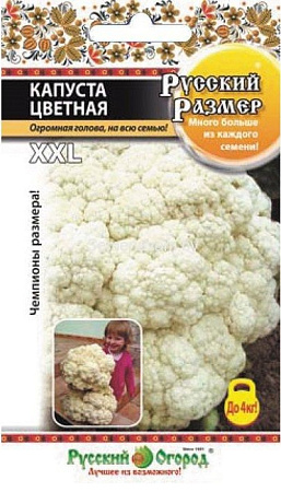 Капуста цветная Русский размер, 50 шт (Русский огород)