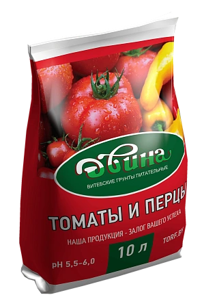 Грунт Двина для томатов и перцев, 10 л