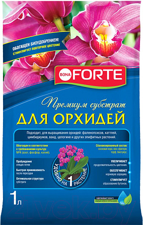 Субстрат для орхидей Bona Forte, 1 л