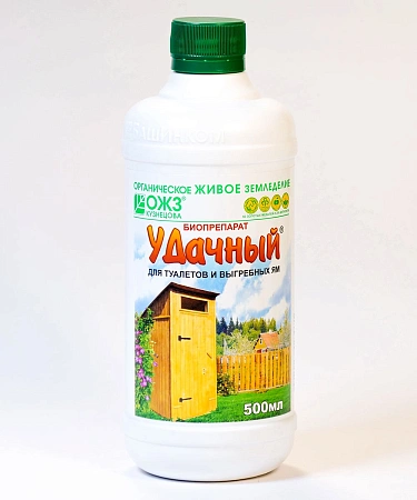 Биопрепарат для туалетов Удачный 0,5 л