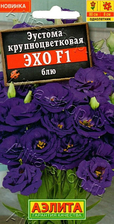 Эустома Эхо F1 блю крупноцветковая, 5 шт (Аэлита)