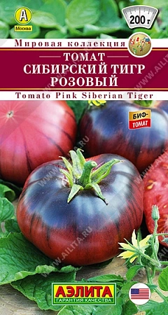 Томат Сибирский тигр розовый, 0,2 г (Аэлита)