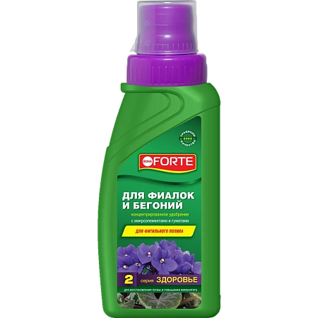 Удобрение Bona Forte для фиалок и бегоний, 285 мл